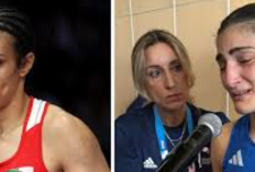 Video Male Boxer in Female Olympics Destroy Italian Boxer Angela Carini Cries and Quit After 46 Seconds, Controversial News Among Sports Athletes